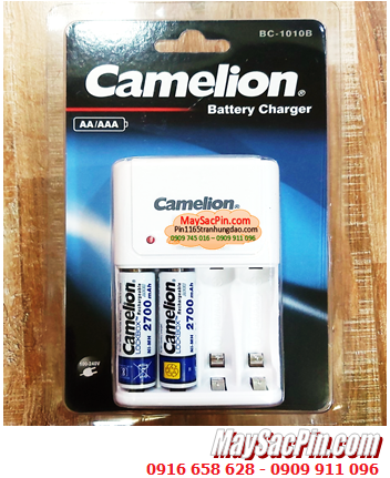 Camelion BC-1010B _Bộ sạc Camelion BC-1010B kèm 2 pin sạc Camelion NH-AA2700LBP2 (AA2700mAh 1.2v)